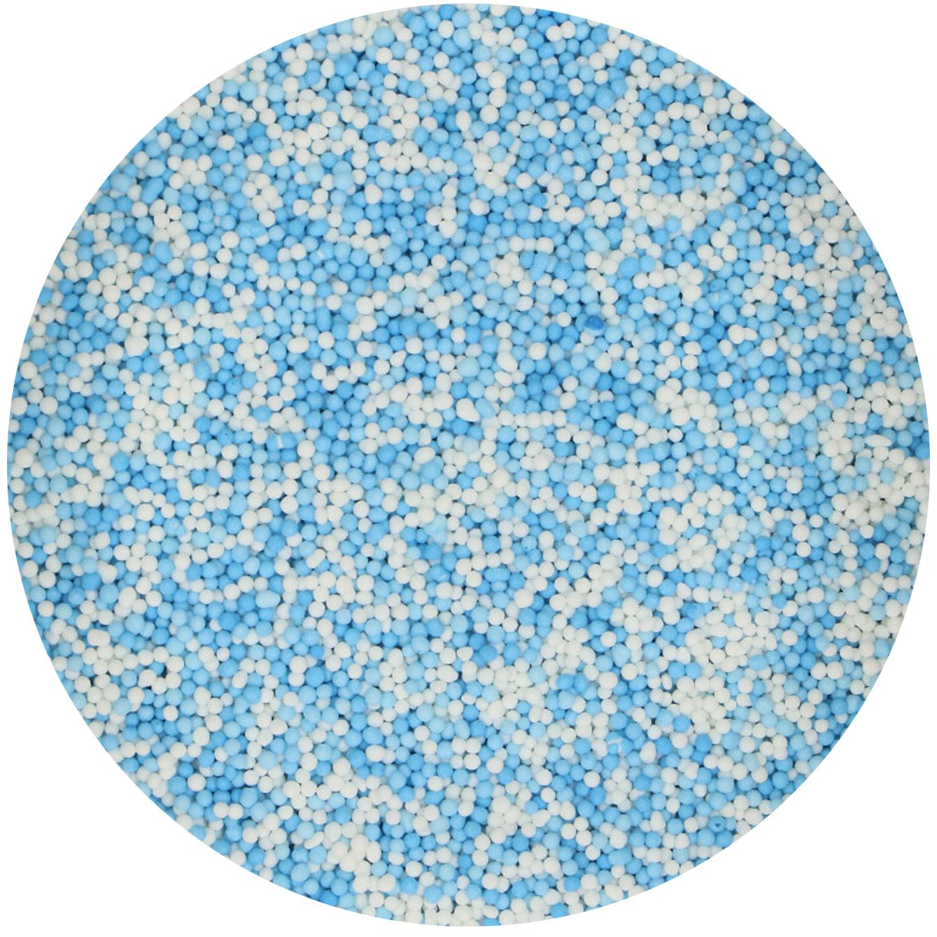 Cukrové zdobení kuličky Baby blue mix 80 g FunCakes